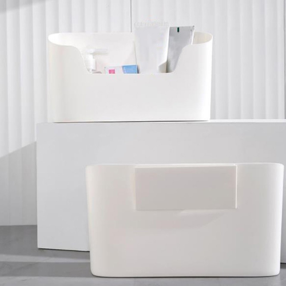Scatole Portaoggetti Autoadesive Per Parete – Organizer Da Cucina E Bagno Con Capacità 3 Kg, Trasparenti E Senza Fori, Set Da 4 Pezzi