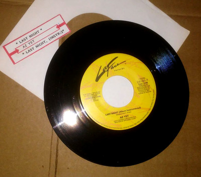AZ YET Last Night (Vocal & Instr.) La FACE 45 L@@K!