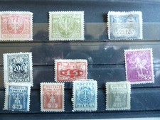 POLOGNE LOT DE TIMBRES ANCIENS NEUFS **/*/(*)
