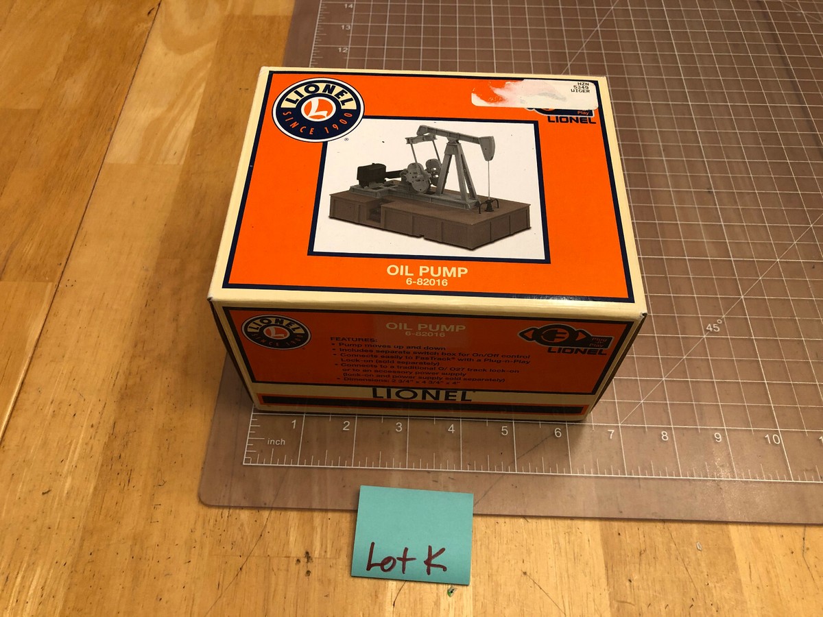 Lionel Train 6-82016 Oil Pump EMPTY ORIGINAL BOX w/Insert Tray