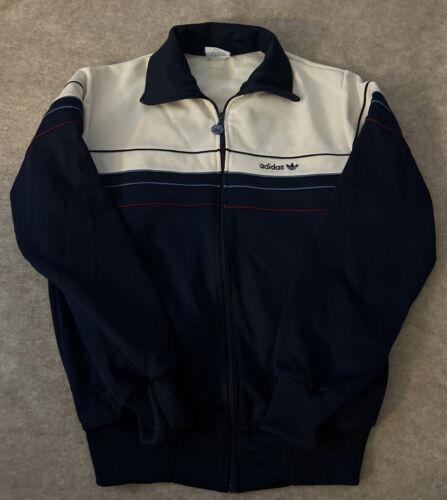 Adidas Mens Medium Tracksuit Jacket Track Top Vint