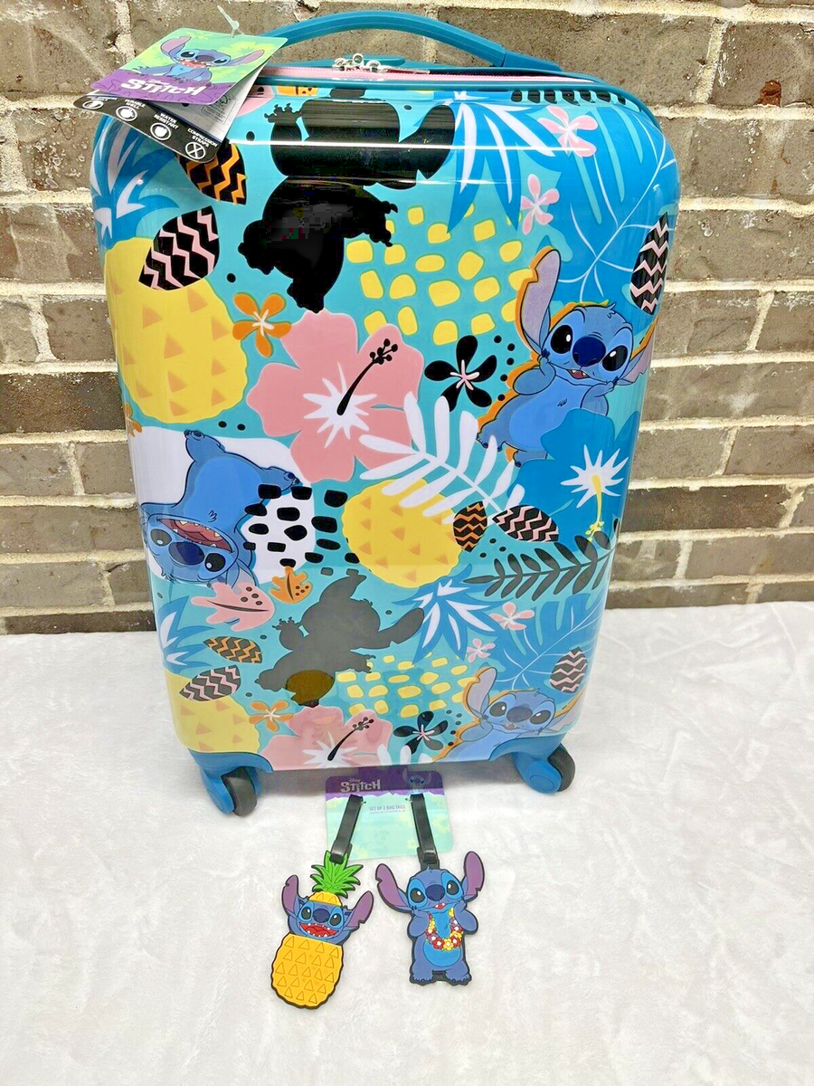 Disney STITCH Hardside Luggage Suitcase Spinner Hawaiian 20