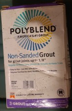 Custom Building Products PBG38110 White Polyblend Non-Sanded Grout 10 lbs.