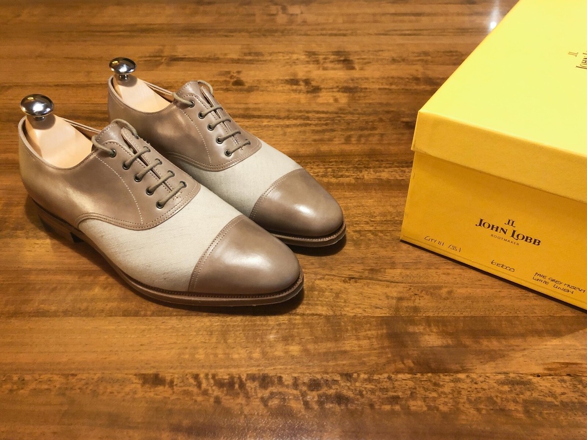 靴 JOHN LOBB Langley 6E JOHN LOBB ジョンロブ】プレステージライン 穴飾り内羽根プレーントゥ