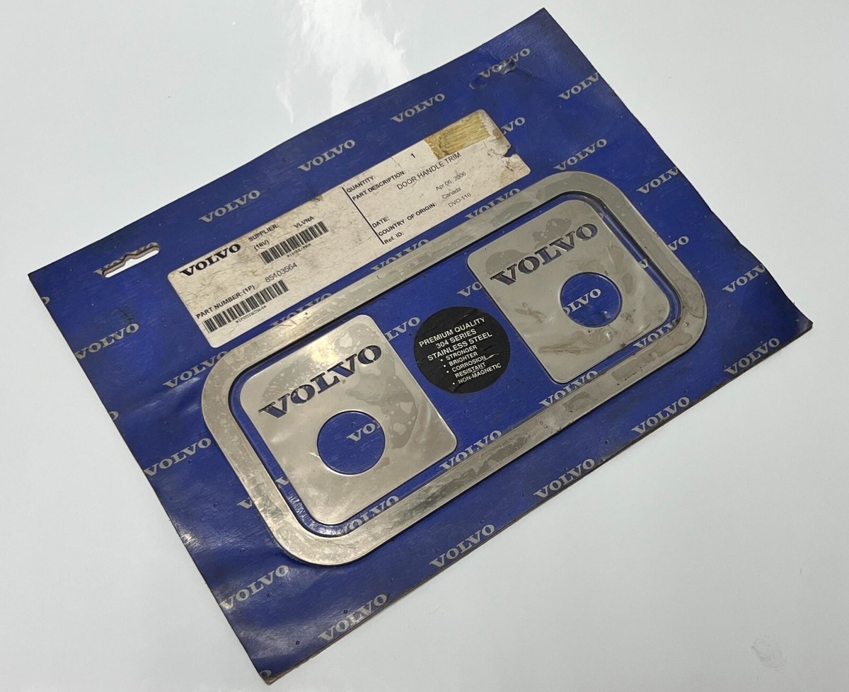 Volvo stainless steel door handle trim (4 piece) for 03 or newer