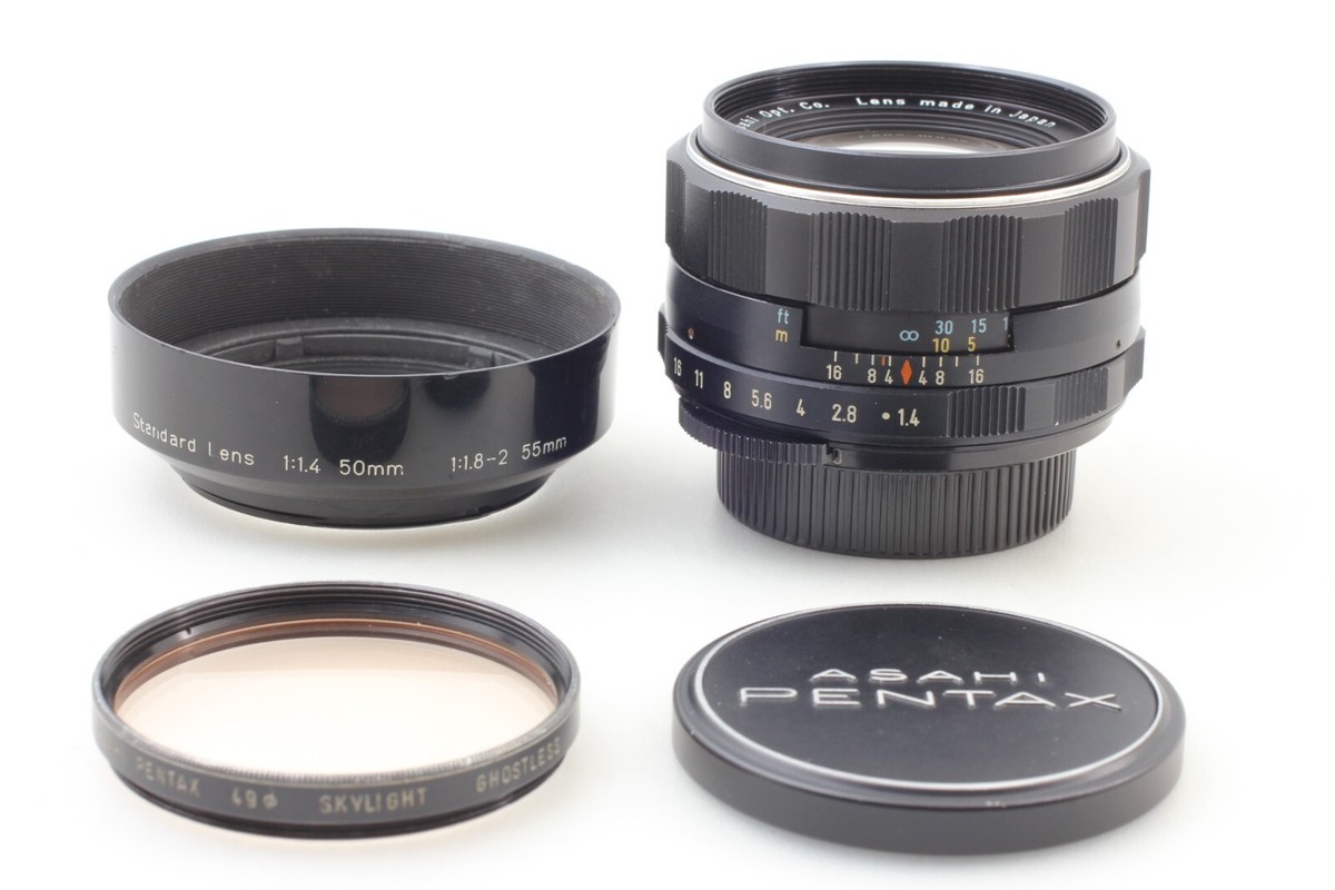 フード付pentax super takumar 50mm f1.4 m42 PENTAX SUPER