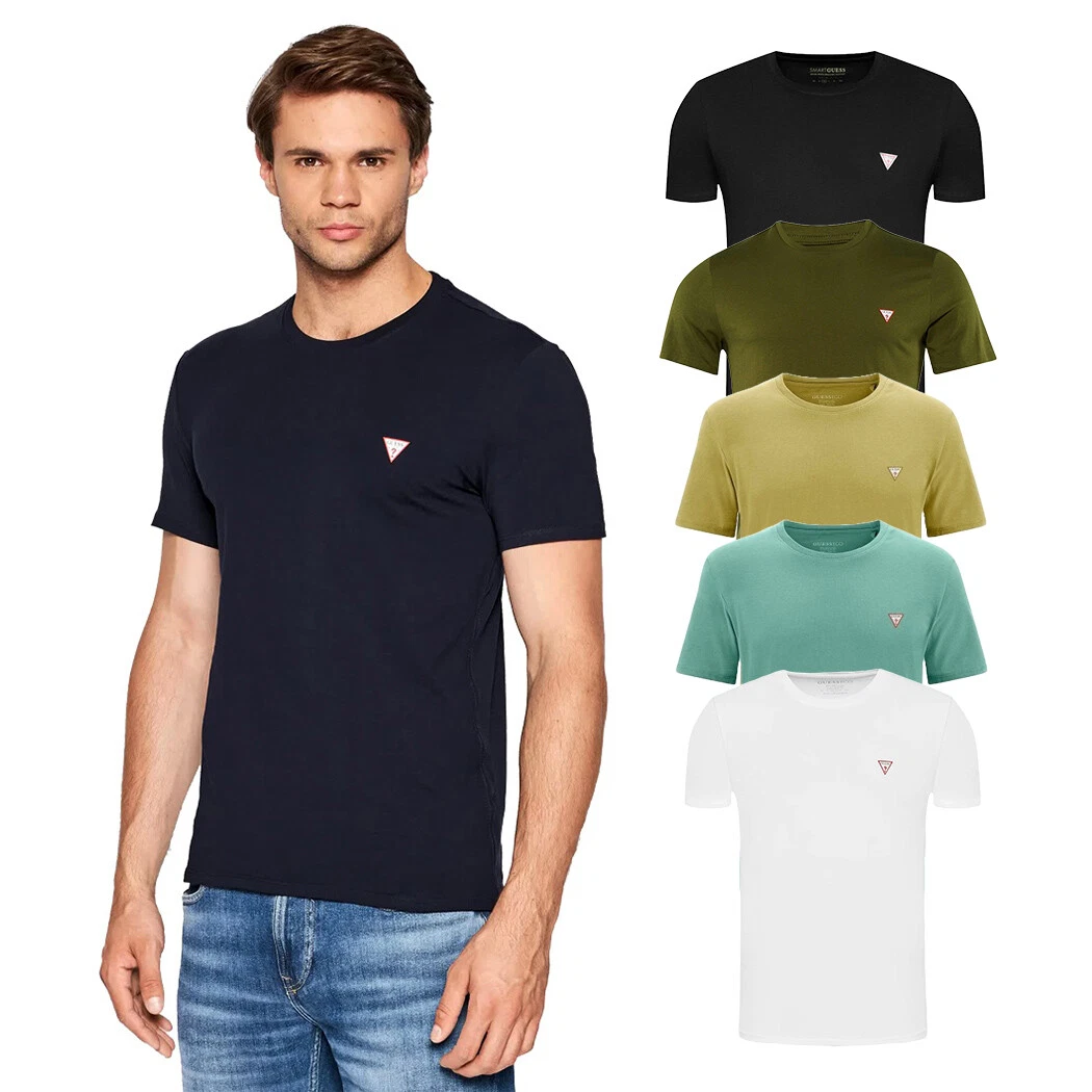 T-shirt Guess Homme Vintage Orange – Taille L, Manches Longues, 100% Coton, Très Bon état
