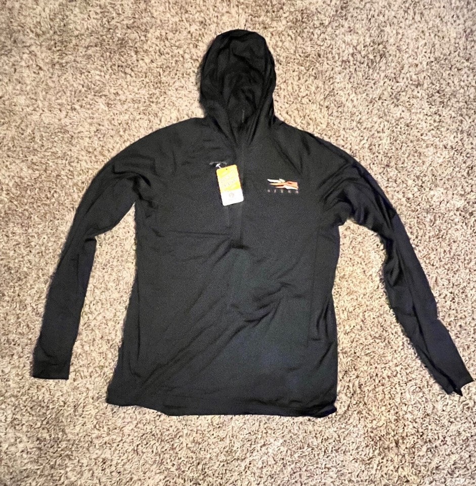 Sitka Gear Equinox Guard Hoodie Mens Medium Black 50248BLL BUILT IN