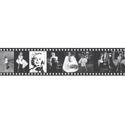 Filmbordüre - Marilyn Monroe - Photo Style Frieze - selbstklebend - abziehen & kleben