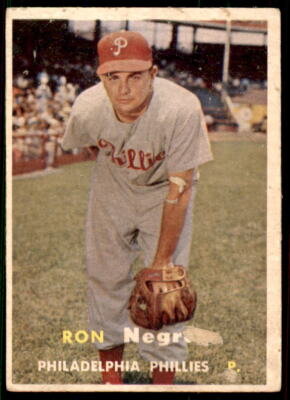 1957 Topps #254 Ron Negray