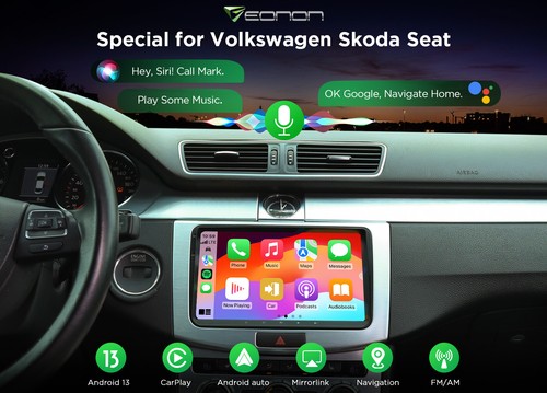 For 2003-2013 VW Golf GTI MK5 MK6 Plus 9"Android 13 Car Radio Stereo GPS CarPlay - Picture 2 of 31