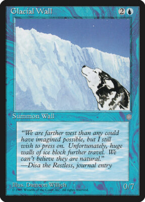4x Glacial Wall - LP - Ice Age   - SPARROW MAGIC mtg