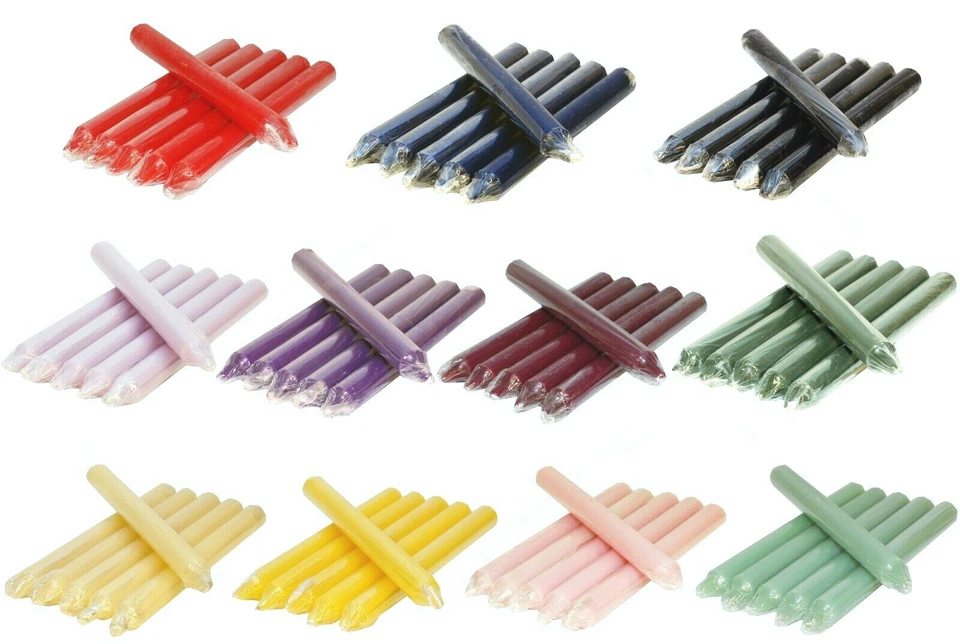 6x TAPERED DINNER CANDLES Bistro Home WEDDING PARTIES DECORATION CHEAP PRICE UK - Image 2 of 3