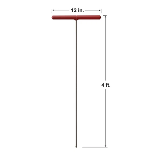 48 in. length steel probing rod with ball point for pipes - Picture 4 of 5