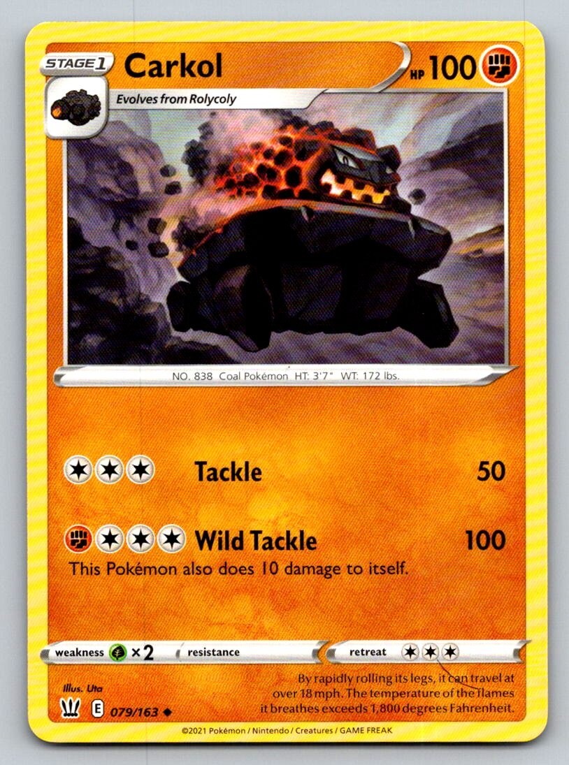 Pokémon Regular Carkol 079/163
