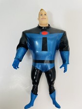RARE Disney Incredibles 2 Mr. Incredible 13  Action Figure Doll Cloth Blue