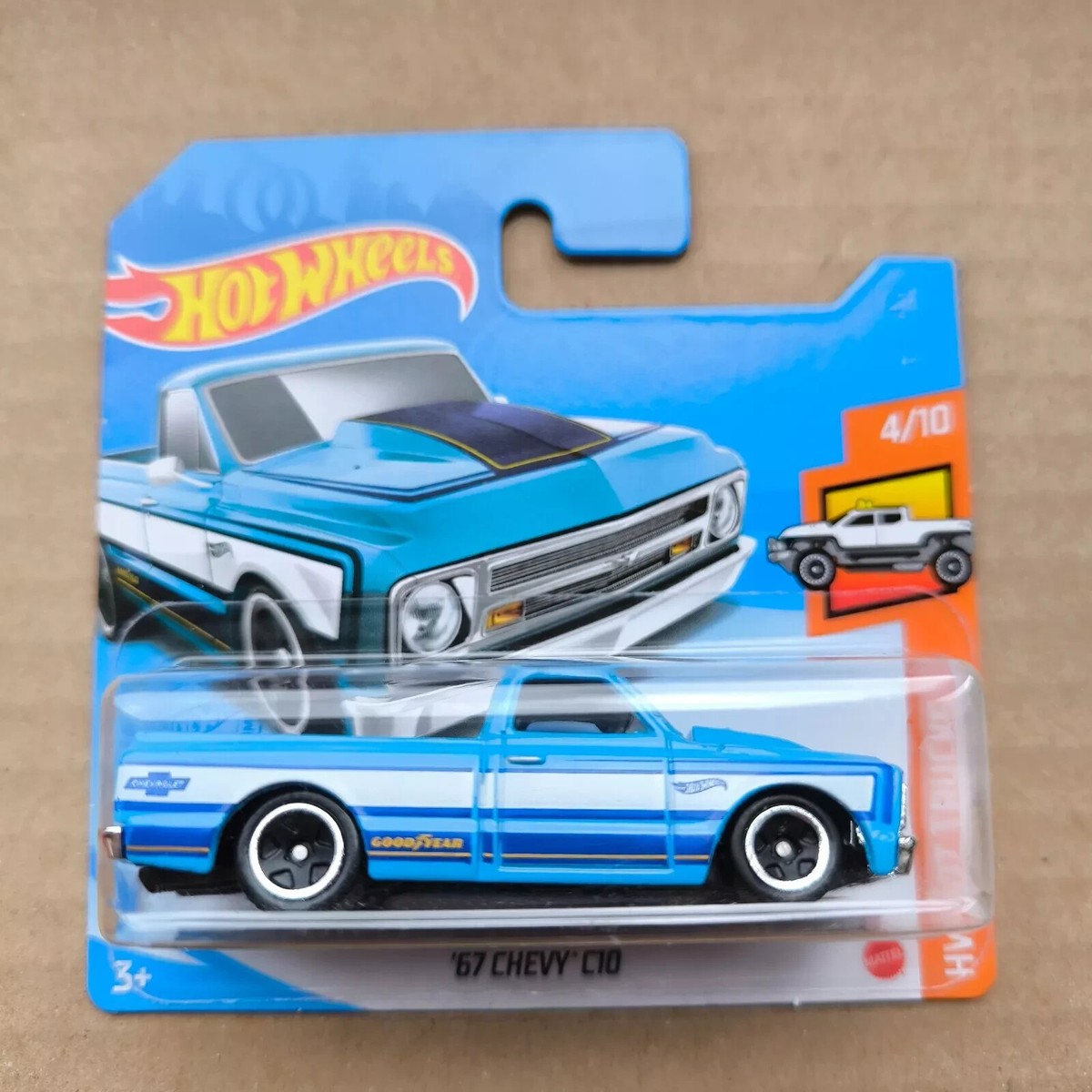 Hot Wheels 67 Chevy C10 Black #21 Mainline 2025 Case F (In-Stock) New Pickup