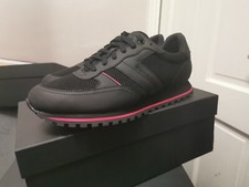 Hugo Boss Parkour Runn Trainers Mens Black Size 10 brand new boxed 