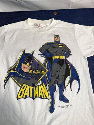 Vintage 1989 Batman DC Comics Single-Stitch T-Shirt Made In USA
