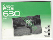 Vintage Canon EOS 630 Manual Part 1