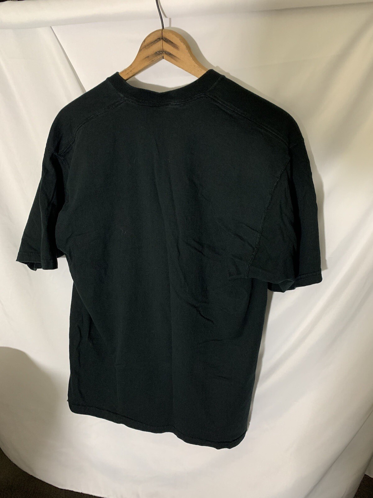 Vintage 90s Darwin Fish Funny T Shirt Black XL Evolution “Not In Kansas