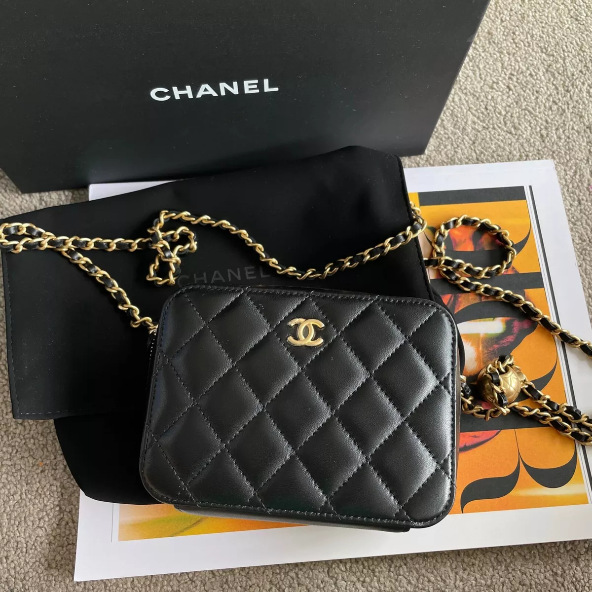 Chanel Mini Camera Bag Pearl Crush, Luxury, Bags & Wallets on Carousell