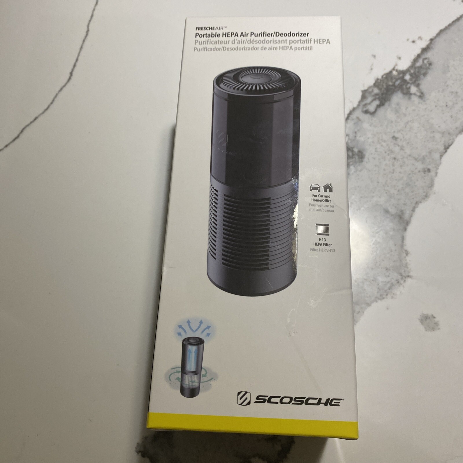 Open box's /new - Scosche Fresche Air Portable HEPA Air Puri