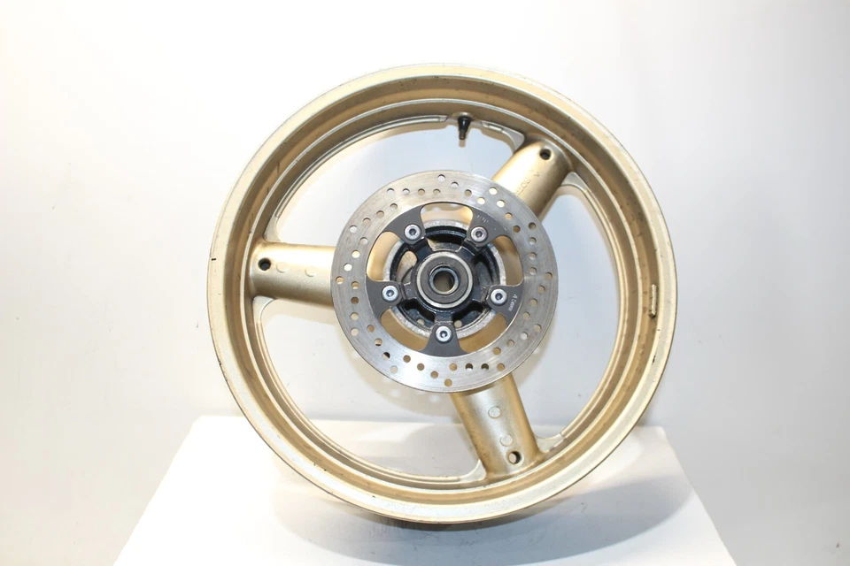 Llanta trasera Suzuki SV650 2003-2009 17x4,5 pintada en latón dorado Foto 2 de 4