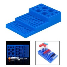 Vial Rack Experiment 92 Positions Stepped Multifunctional Test Tubes Rack
