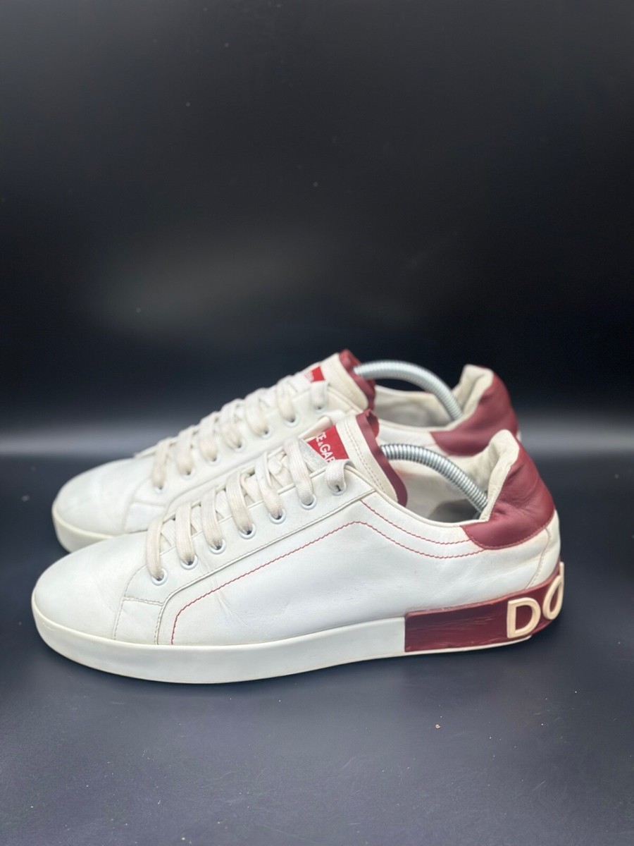 Dolce Gabbana Portofino Sneakers Red White US11 UK10