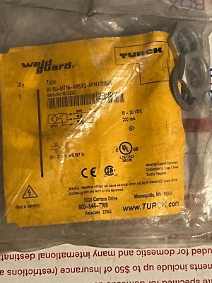 TURCK BI5U-MT18-AP6X2-H1141/S1589, INDUCTIVE PROXIMITY SENSOR-1635292,