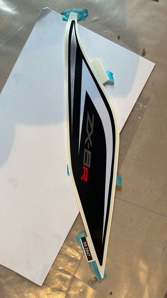 Kawasaki ZX-6R NINJA 2013 TAIL COVER, RH DECAL 56069-2647 N.O.S | eBay
