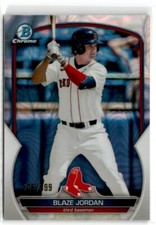 2023 Bowman Chrome Prospects Lava Refractor Blaze Jordan 105/399 Boston Red Sox