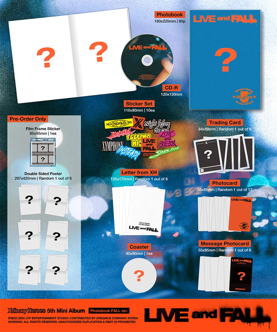 Xdinary-heroes - 3nd Mini Album [Deadlock] (Ver.1) Photobook + CD-R + Photocard + Folding