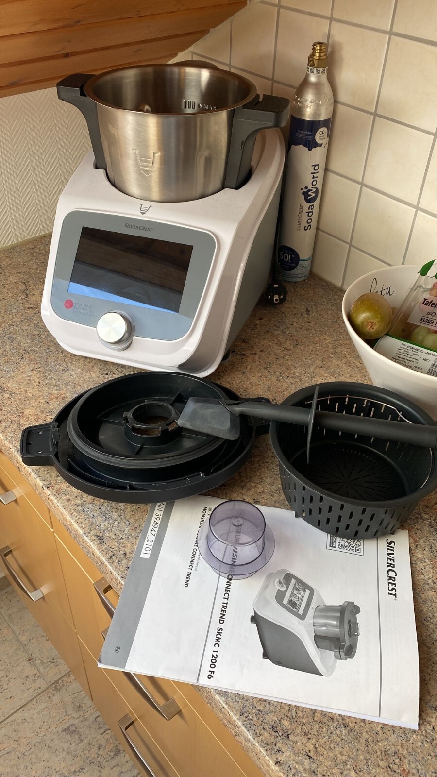 Bedienungsanleitung Monsieur Cuisine Connect Skmc 1200 F6 Silvercrest Monsieur Cuisine connect trend SKMC 1200 F6 Küchenmaschine