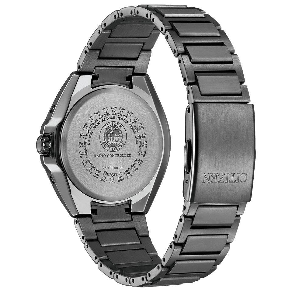 CITIZEN ATTESA CB3015-53E Black Titanium Eco-Drive Radio Solar