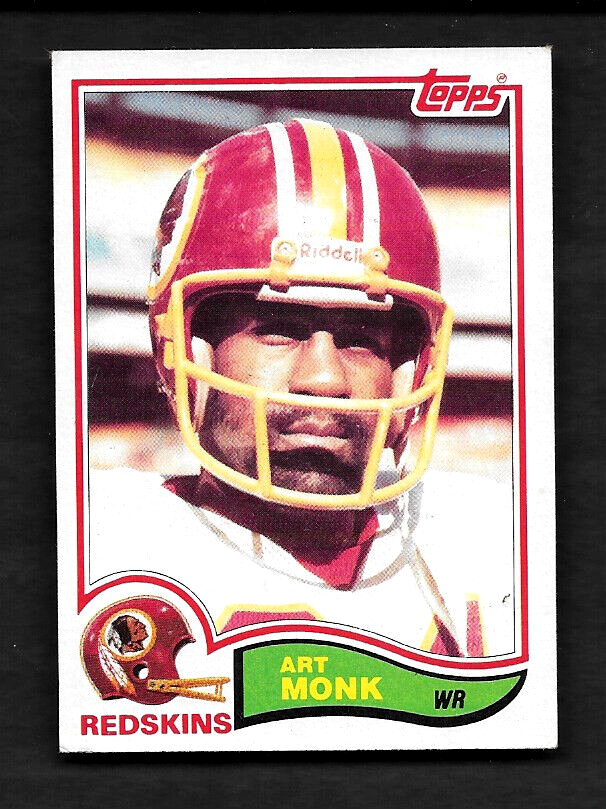1982 Topps Art Monk Football Card 515 Washington Redskins Hall of