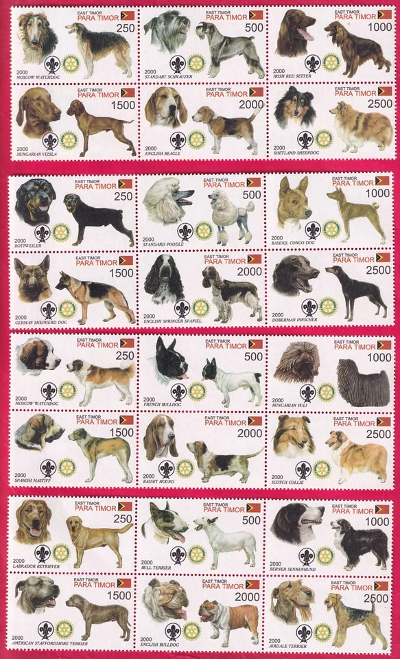 Para Timor toller Satz postfrisch, Hunde (Nr. 1137 ) - Imagen 1 de 1