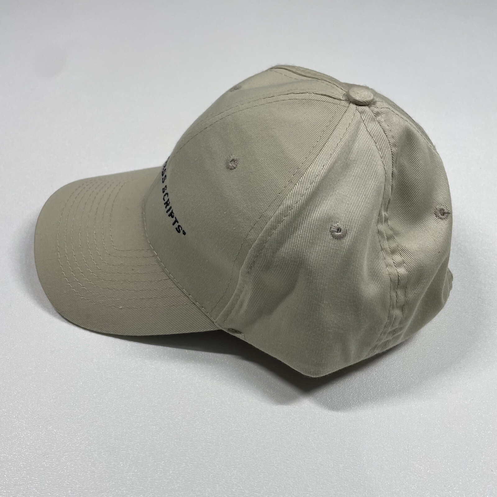 Express Scripts Hat Cap Men’s Beige Strapback Emb… - image 5