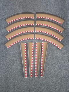 Scalextric Sport Track Barriers Kerbs X12