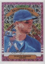 2019 Donruss Optic Diamond Kings Pink Velocity Prizm 177/199 Justin Smoak #4 aw2