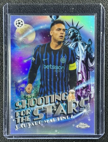 LAUTARO MARTINEZ 2025-26 TOPPS CHROME UCC SHOOTING FOR THE STARS FANATICS FEST