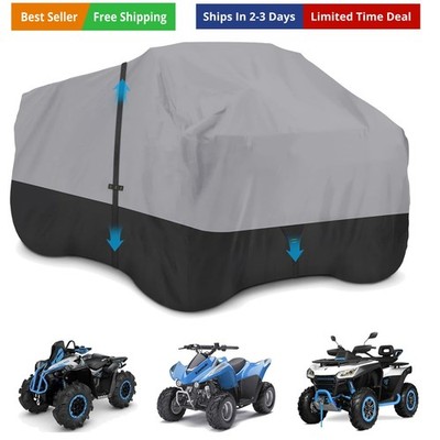 600D Waterproof & Windproof 4 Wheeler Covers, Quad Cover Fit for Polaris Yama...