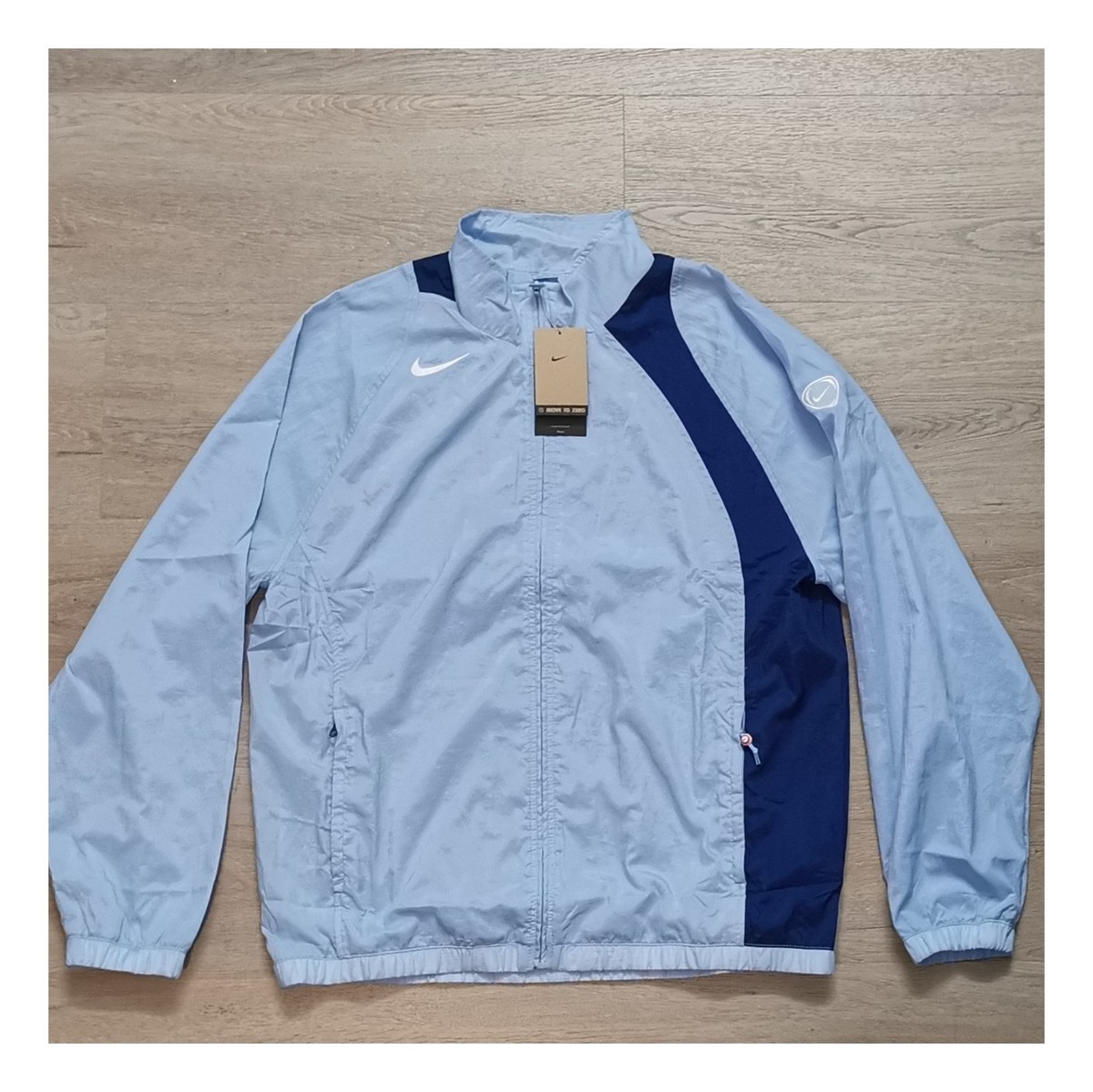 Nike Total 90 Football Soccer Tracksuit Jacket Windbreaker Blue