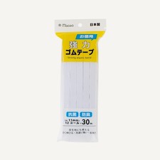 Misasa Value Pack Heavy-Duty Elastic Tape 12-Cord 30m White