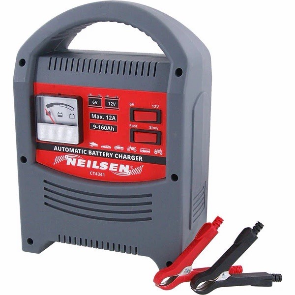 SMART AUTO BATTERY CHARGER FOR 6V & 12V BATTERIES