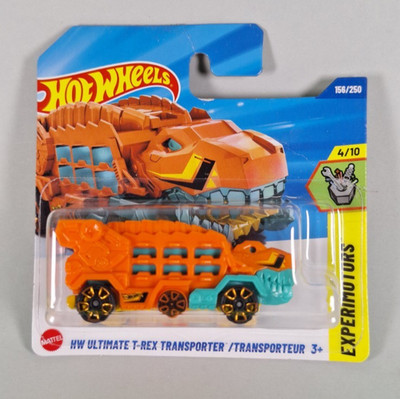  Hot Wheels HW Ultimate T-Rex Transporter Experimotors Karte defekt