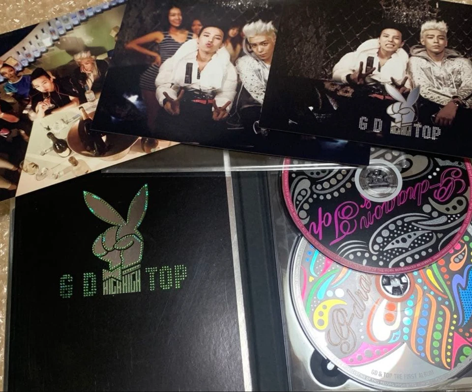 GD & TOP THE FIRST ALBUM JAPAN EDITION+Korea Version CD + DVD BIGBANG Used - Image 4 of 4