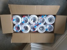 10x MCALPINE MAC-1  STRAIGHT WC PAN CONNECTORS (NEW IN ORIGINAL PACKAGING) 