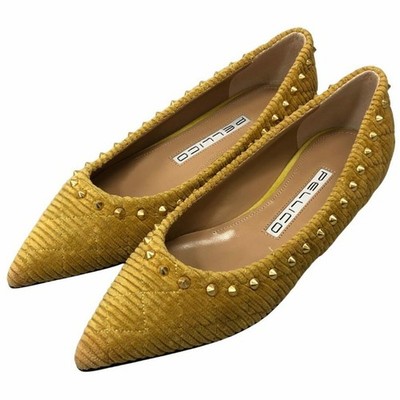 Perico PUMPS ANIMA Studded Size 35 Yellow Style AFD8 Used STOC-0